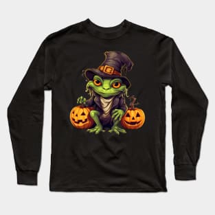 Frog Halloween Spooky Long Sleeve T-Shirt